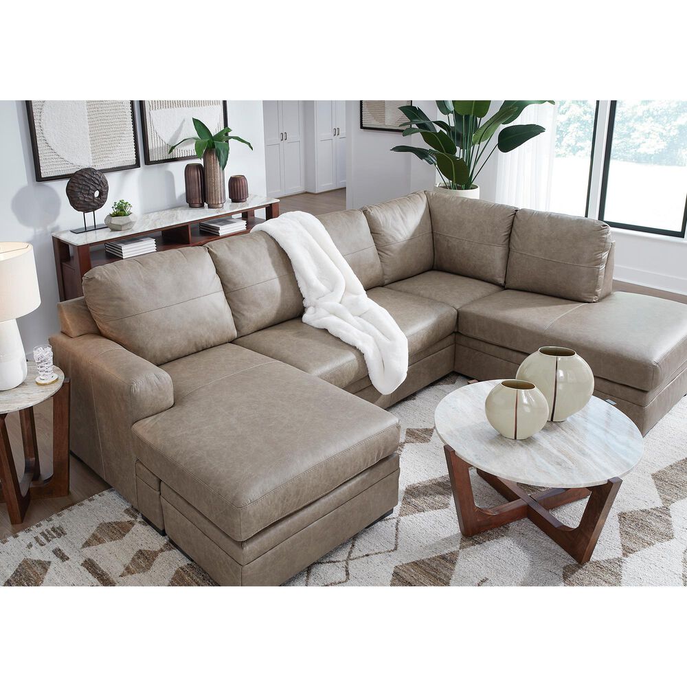 Ashley Amuleto 2-Piece Sectional with Chaise in Desert, , large