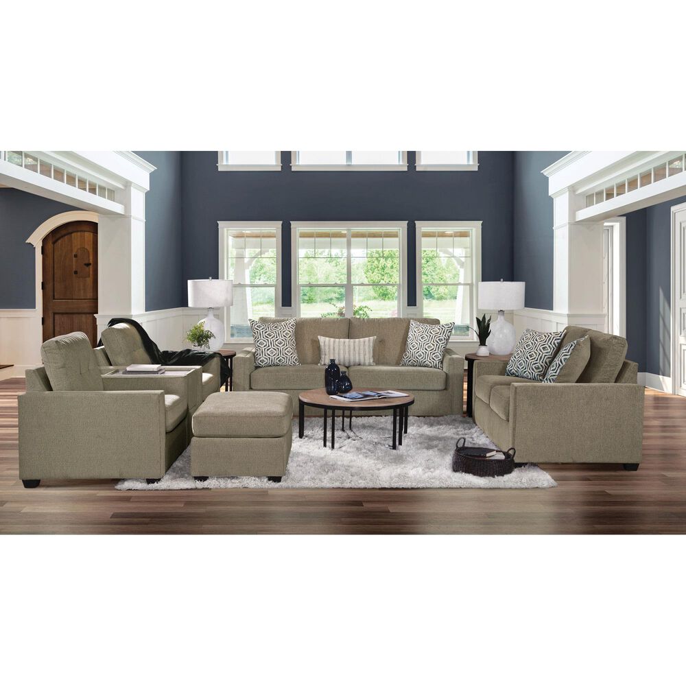 Northwestern North Sleeper Sofa in Olive, , large