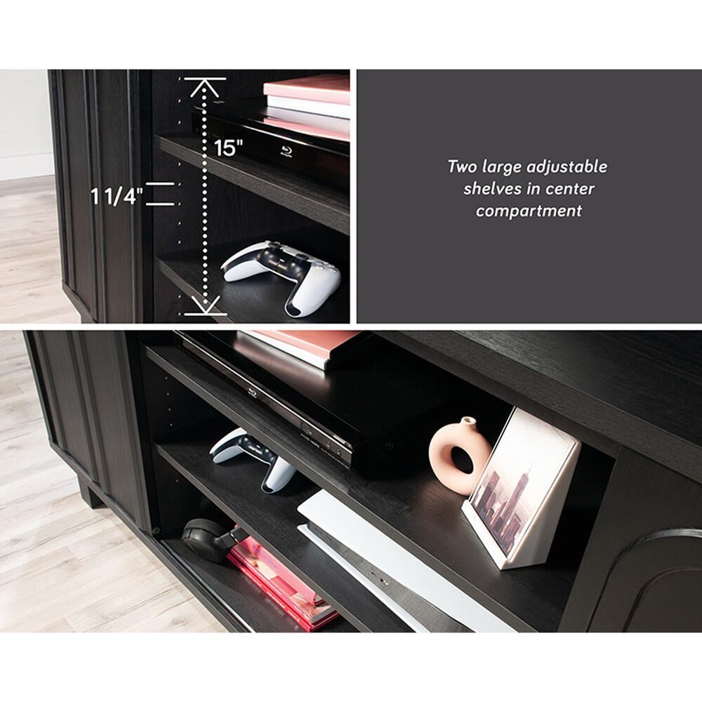 Sauder Select 70&quot; TV Stand in Raven Oak, , large