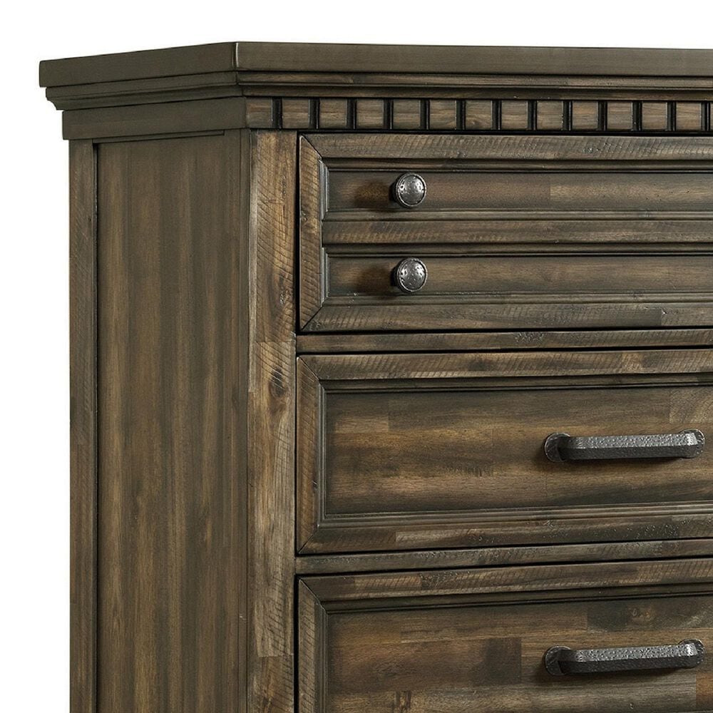 Mayberry Hill McCoy 5-Drawer Chest in Charcoal, , large