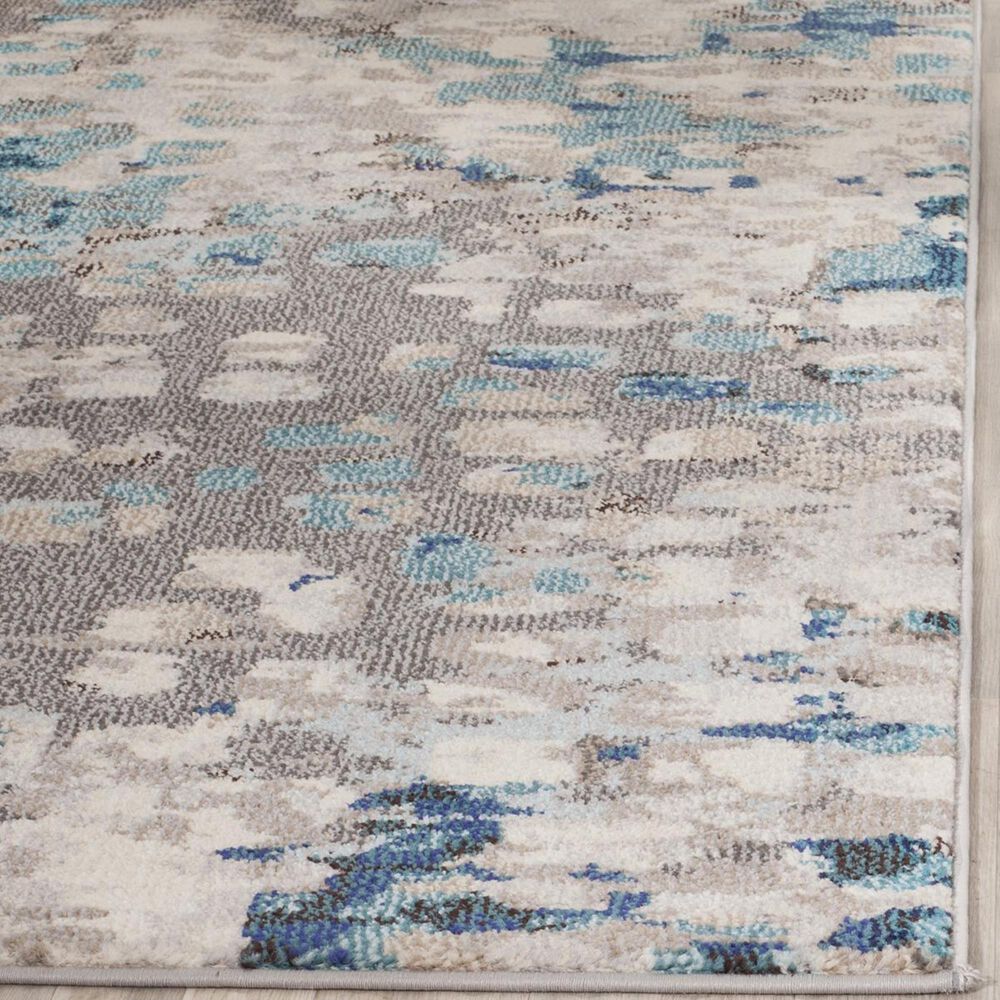 Safavieh Monaco MNC225E-3 3&#39; x 5&#39; Grey/Light Blue Area Rug, , large