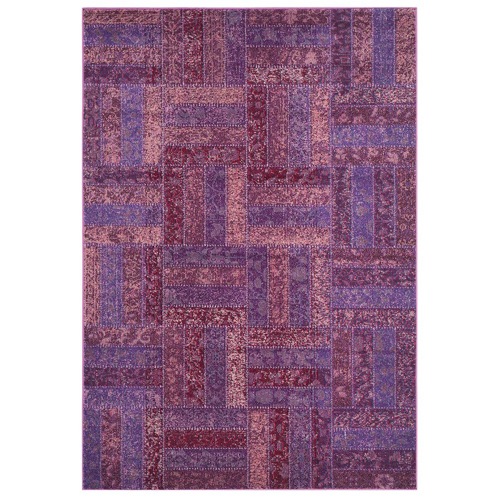 Safavieh Monaco MNC214L-5 5&#39;1&quot; x 7&#39;7&quot; Purple/Multi Area Rug, , large