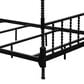 Furniture of America Elliot Queen Canopy Bed in Black, , large