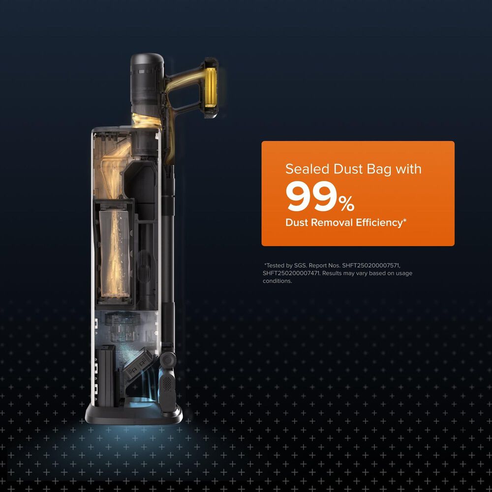 Roborock H60 Hub Ultra Cordless Stick Vacuum Cleaner in Black, , large