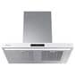 Samsung Bespoke 30" Bespoke Smart Wall Mount Hood with LCD Display in Clean White and Stainless Steel, , large