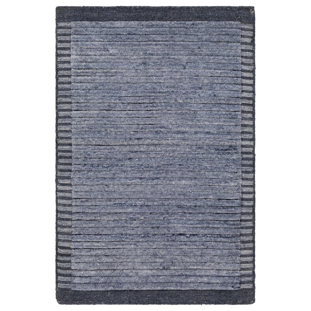 Surya Yasmin 8" x 10" Black, Navy, Denim and Ink Blue Area Rug, , large