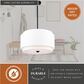 Vaxcel Burnaby 4-Light Pendant in Black, , large