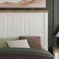 Ashley Rustic Queen Panel Bed in White and Brown, , large