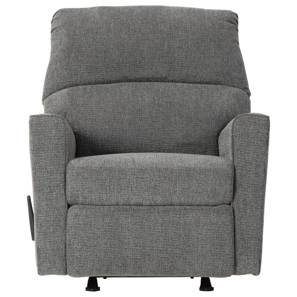 Signature Design by Ashley Dalhart Rocker Recliner in Charcoal, , large
