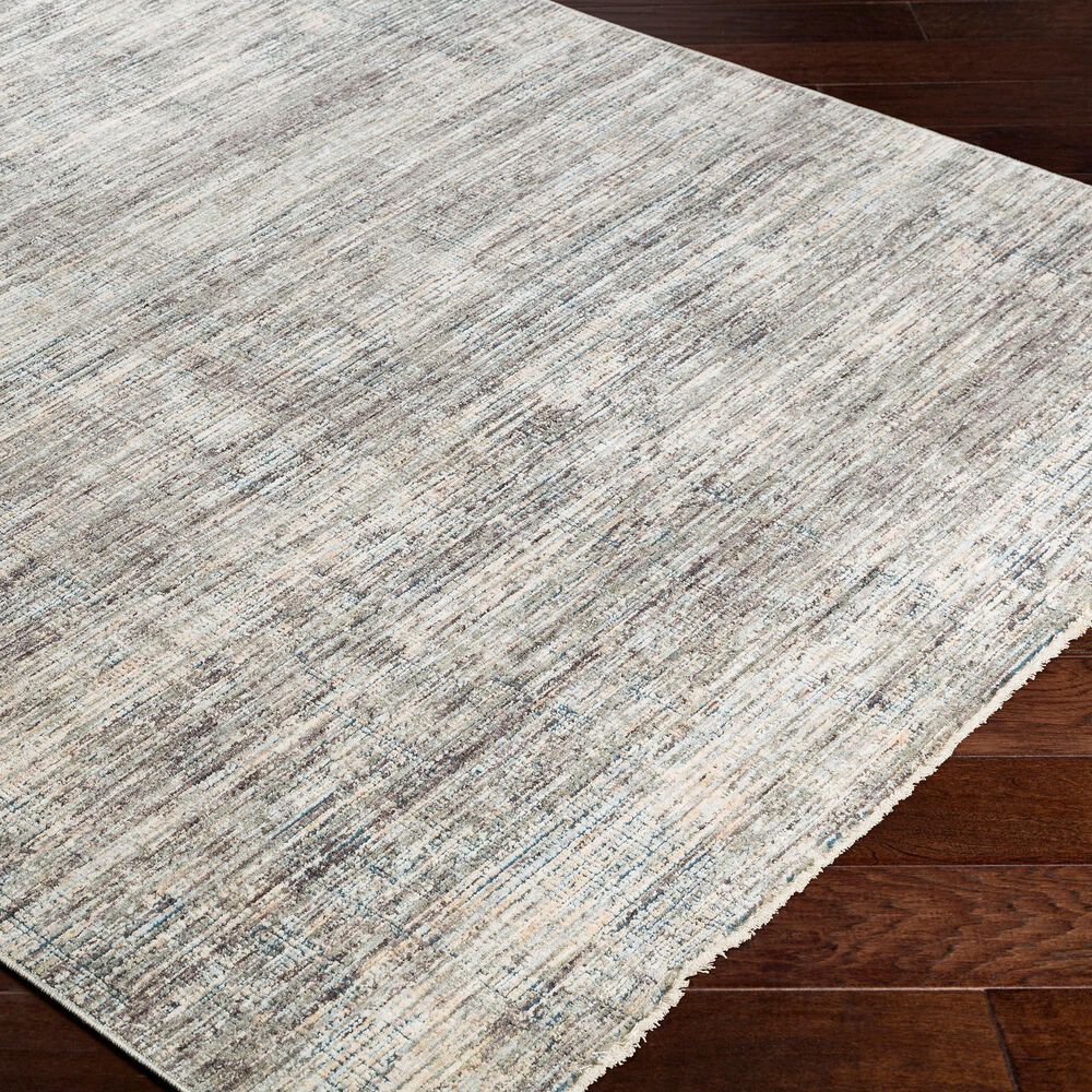 Surya Presidential PDT-2308 7&#39;9&quot; x 10&#39;3&quot; Gray, Charcoal and Blue Area Rug, , large