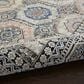 Nourison Starry Nights STN09 5" x 7" Grey and Navy Area Rug, , large