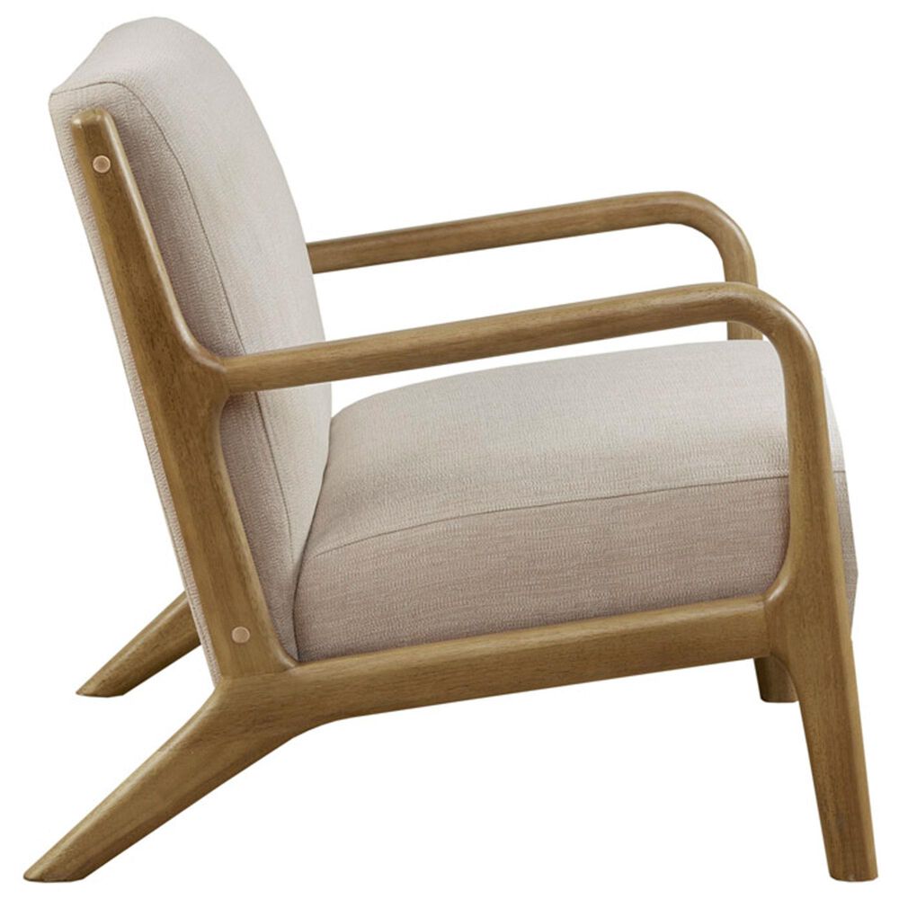 Hearth and Haven Novak Lounge Chair in Cream, , large