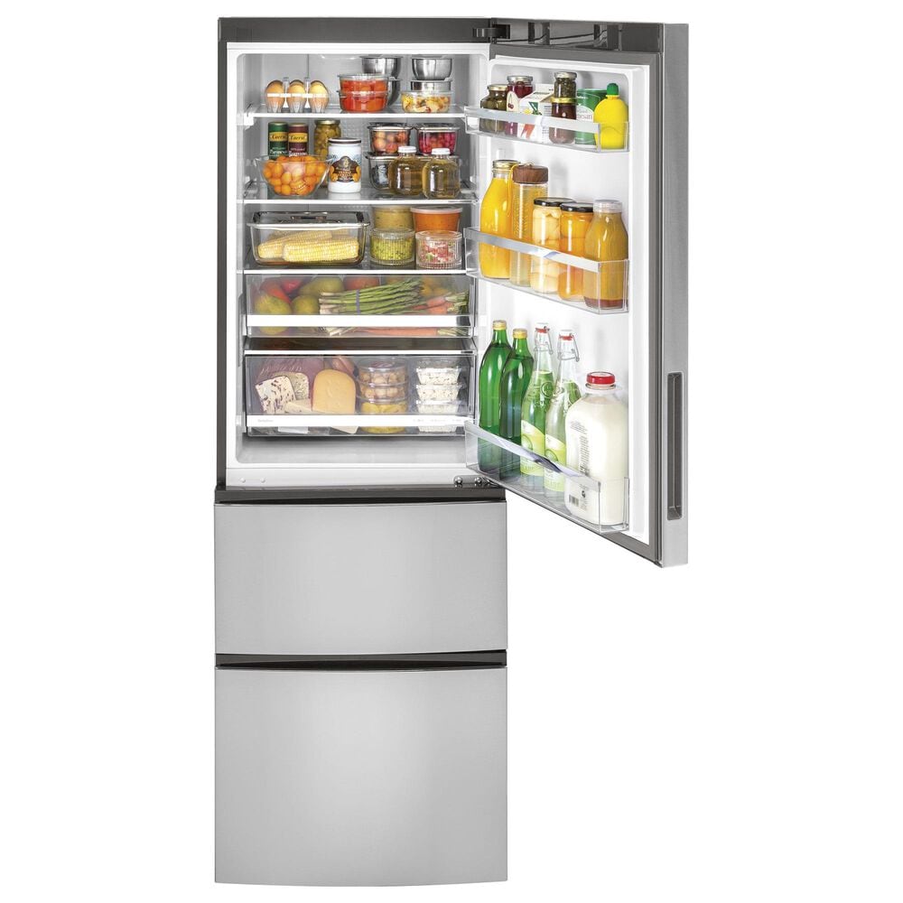 GE Appliances 11.9 Cu. Ft. Counter Depth Bottom-Freezer Refrigerator in Stainless Steel, , large