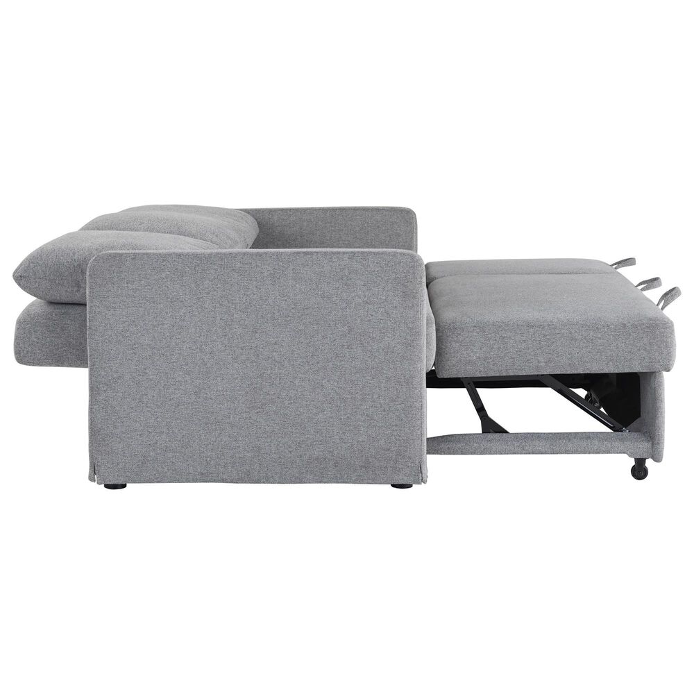 Lifestyle Solutions Mia Convertible Sofa in Light Gray, , large