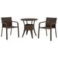 Ashley Mimis Reef 3-Piece Patio Bistro Set in Brown, , large
