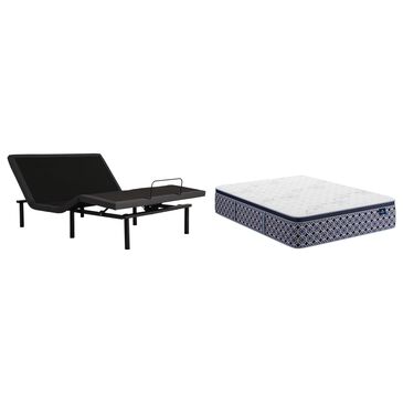 Serta Perfect Sleeper Select Benson Park Medium Pillow Top King Mattress with Gold Baselogic Adjustable Base, , large