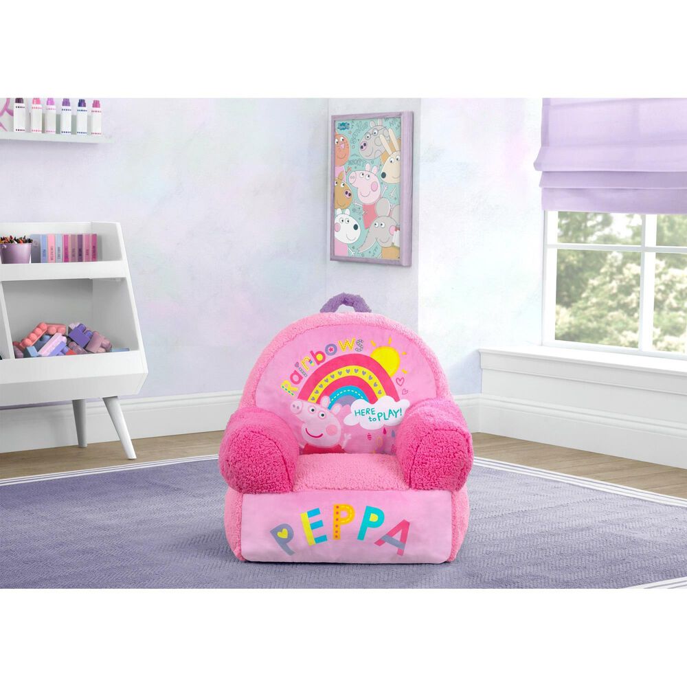 Delta Children Peppa Pig Cozee Buddy Chair in Pink, , large