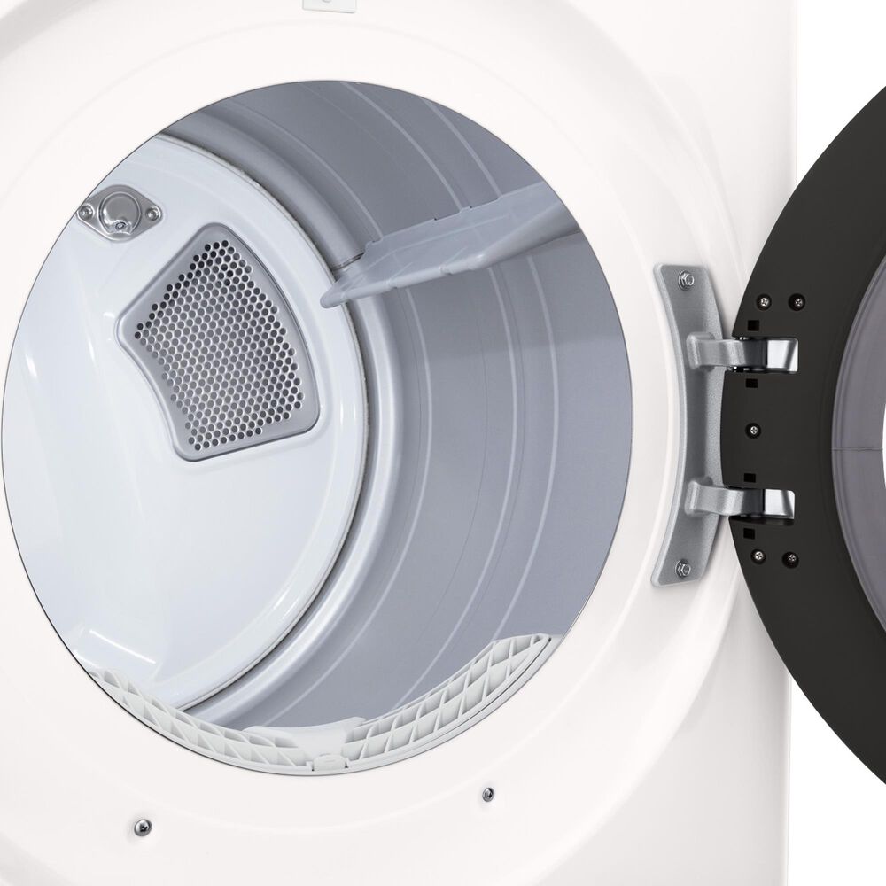 LG 7.4 Cu. Ft. Smart Front Load Electric Dryer with AI Sensor Dry in Alphine White, , large
