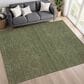 Dalyn Rug Company Soft Essentials Solid Olive 3" x 5" Area Rug, , large