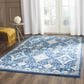 Safavieh Evoke EVK224A 5"1" x 7"6" Royal and Ivory Area Rug, , large