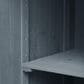 HOMLUX 53" Outdoor Kitchen Island in Grey Blue and Stainless Steel, , large
