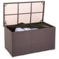 Alfresco Home Sicuro Wicker Cushion Storage Box with Hydraulic Lid in Taupe, , large