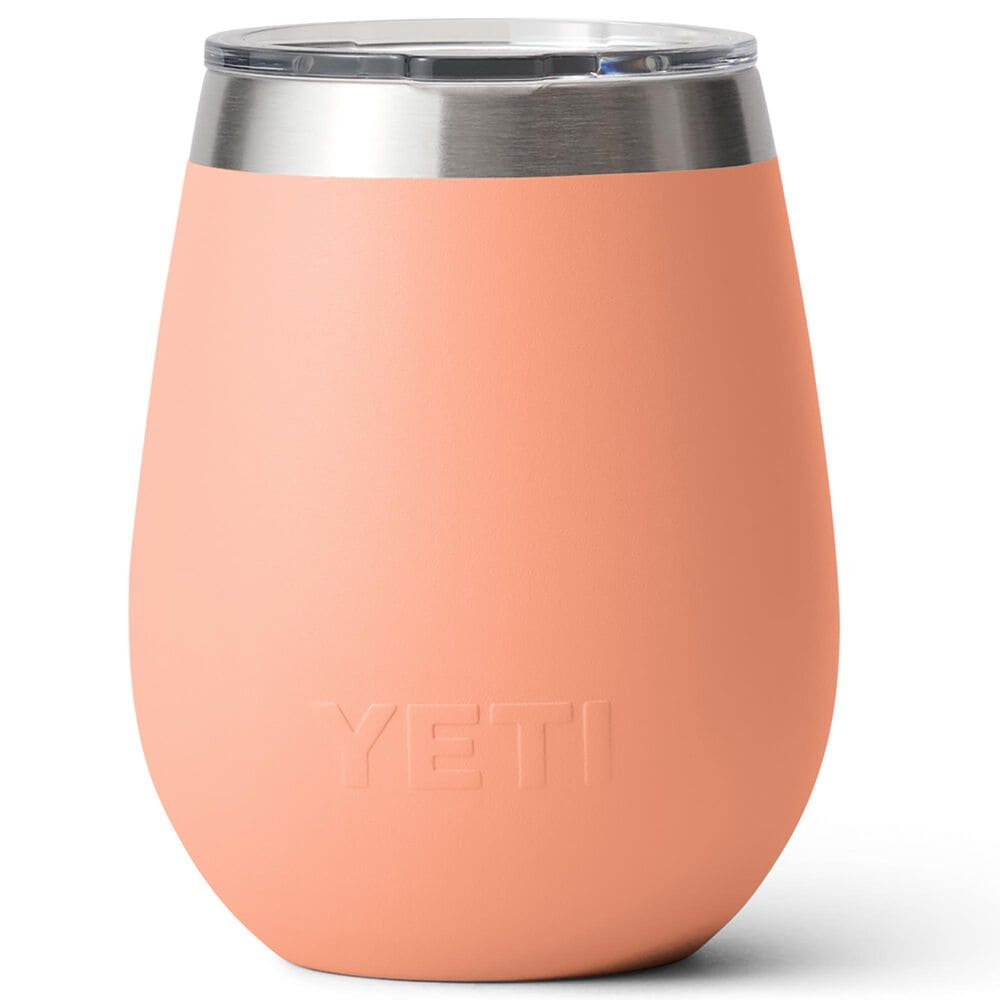 YETI Rambler 10 Oz Wine Tumbler with MagSlider Lid in Lowcountry Peach, , large