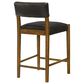 Armen Living Bennet Counter Height Stool in Rich Walnut, , large