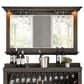 Imperial International Bixby back bar Mirror in Charcoal, , large