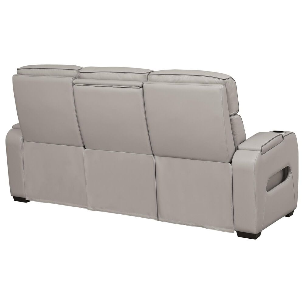 Ashley Boyington Power Reclining Sofa in Gray, , large