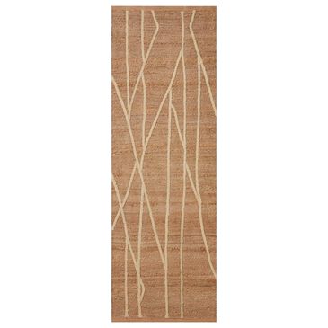 Loloi II Bodhi BOD-03 2" x 5" Natural and Ivory Area Rug, , large