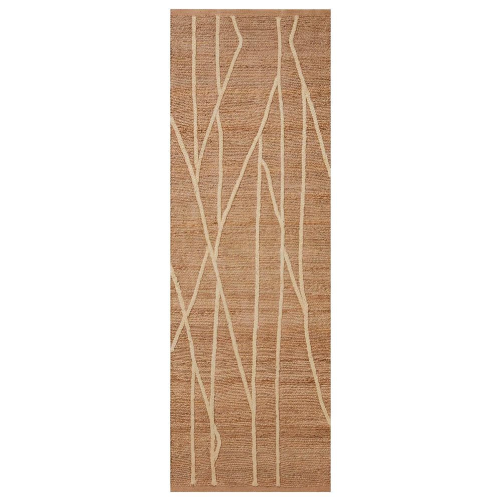 Loloi II Bodhi BOD-03 2" x 5" Natural and Ivory Area Rug, , large