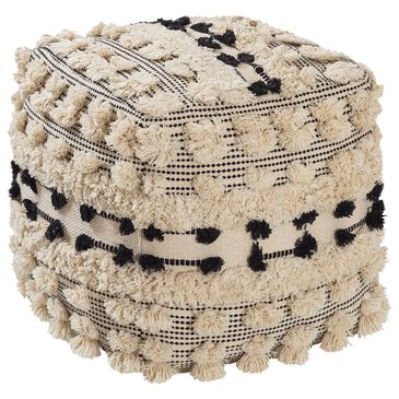 Tov Furniture Balhi Pouf in Beige, , large