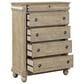 Belle Furnishings Rustic Traditions 5-Drawer Chest in Saddle Tan, , large
