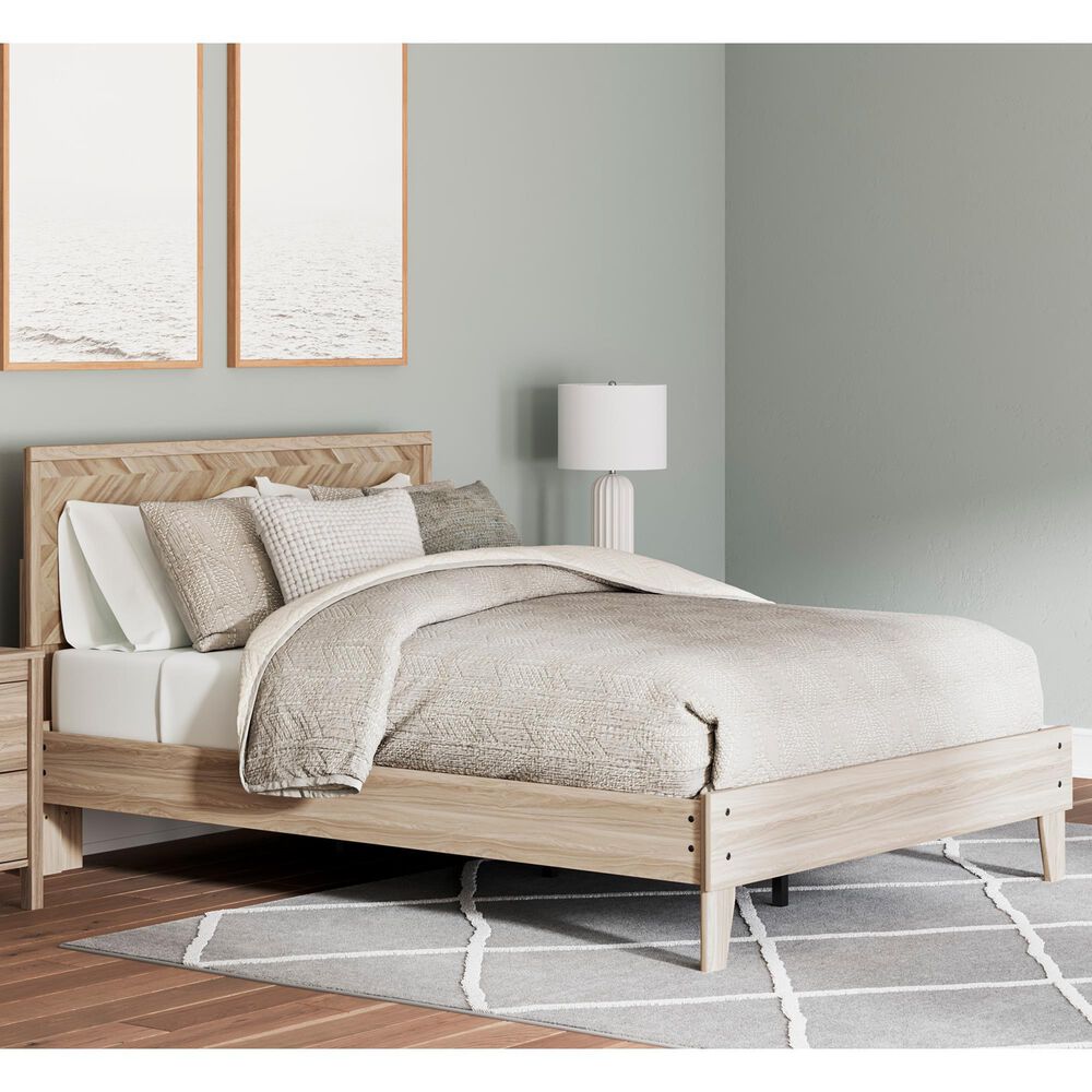 Ashley Battelle Full Platform Bed in Tan, , large