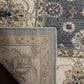 Safavieh Lyndhurst LNH332 8" x 10" Teal and Cream Area Rug, , large