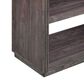 Belle Furnishings Modern Edge Sofa Table in Caffe, , large