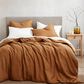 HiEnd Accents 3-Piece Super King Duvet Cover Set in Caramel, , large