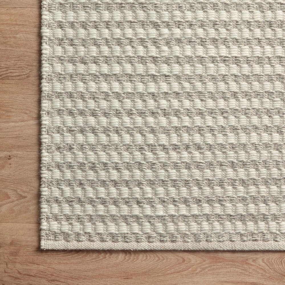 Amber Lewis x Loloi Ojai 5&#39; x 7&#39;6&quot; Ivory and Stone Area Rug, , large