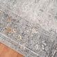 Amer Rugs Fairmont 10"3" x 14"3" Silver and Orange Area Rug, , large
