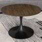 Leisuremod Verve 27" Coffee Table with MDF Top in Black and Dark Brown, , large