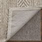 Feizy Colton 3"6" x 5"6" Brown Area Rug, , large