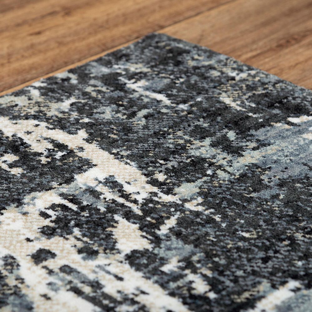 RIZZY Elite 10&#39; x 13&#39; Gray, Denim and Charcoal Area Rug, , large