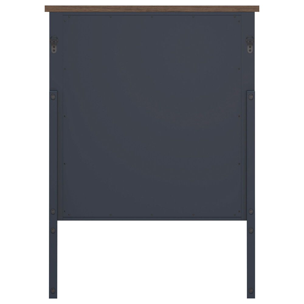 Ashley Landocken Dresser Mirror in Dark Slate Blue and Light Brown, , large
