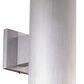 Vaxcel Chiasso 14.25" 2-Light Outdoor Wall Sconce in Satin Aluminum, , large