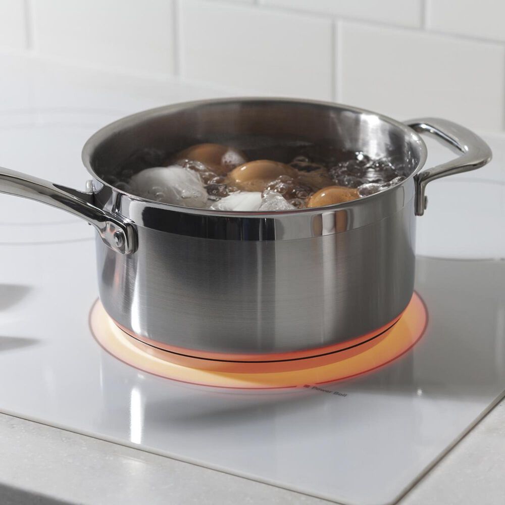 GE Appliances 36" BuiltIn Knob Control Electric Cooktop in White Nebraska Furniture Mart