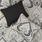 Royal Court Messina 3-Piece King/California King Comforter Set in Black, Grey and Silver, , large