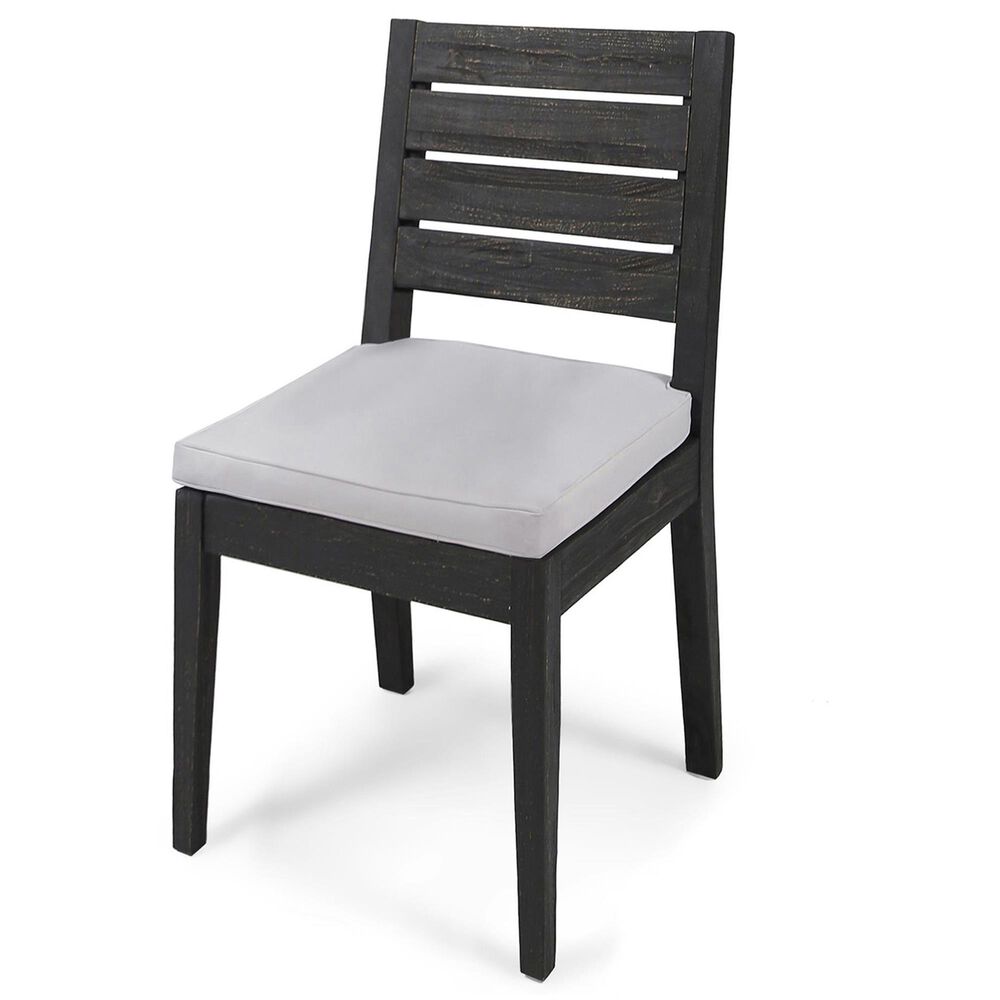 Hearth and Haven 6-Piece Outdoor Dining Set with Light Grey Cushions in Dark Grey, , large
