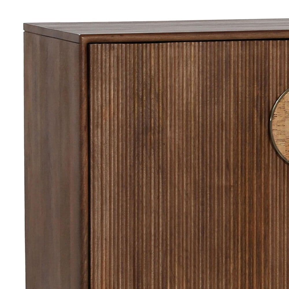 Blue Sun Designs Silvie 4-Door Sideboard in Medium Brown, , large