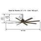 Minka-Aire Xtreme H2O 65" Indoor/Outdoor Ceiling Fan in Oil Rubbed Bronze, , large